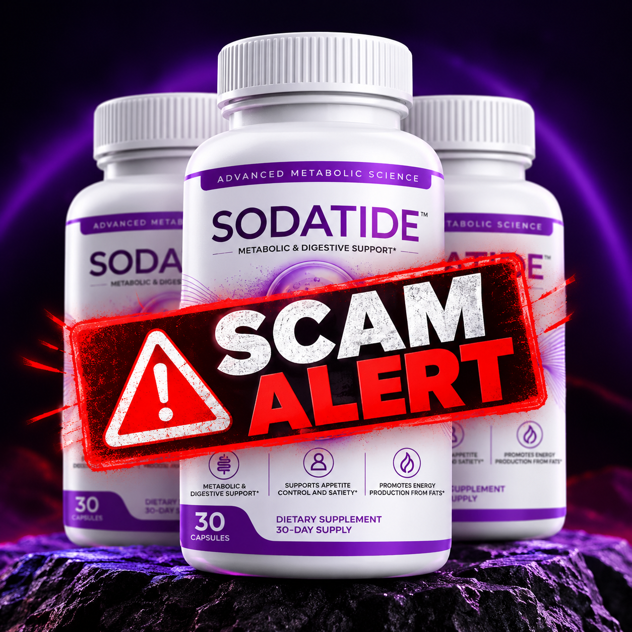 SodaTide official website vs fake sellers